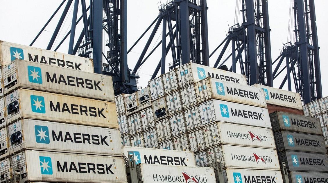 Maersk's profit slumps more than half as global trade slows