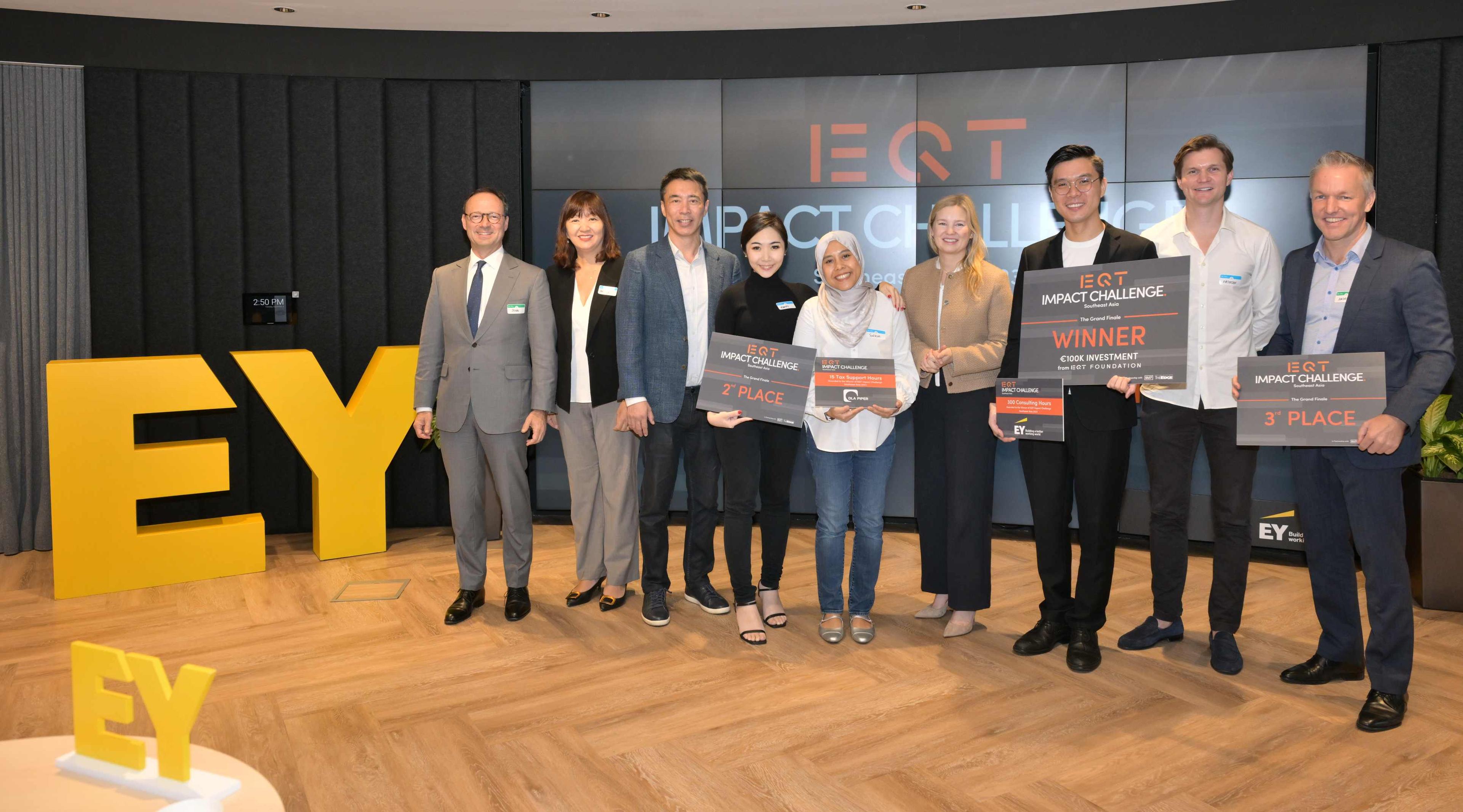 Malaysia-based Qarbotech clinches first place in the EQT Impact Challenge