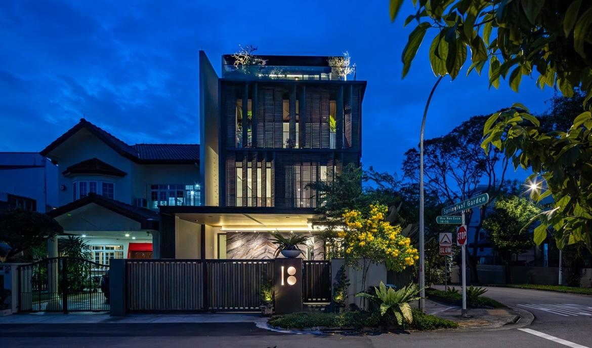 Transforming a semi-detached home into a nest in nature