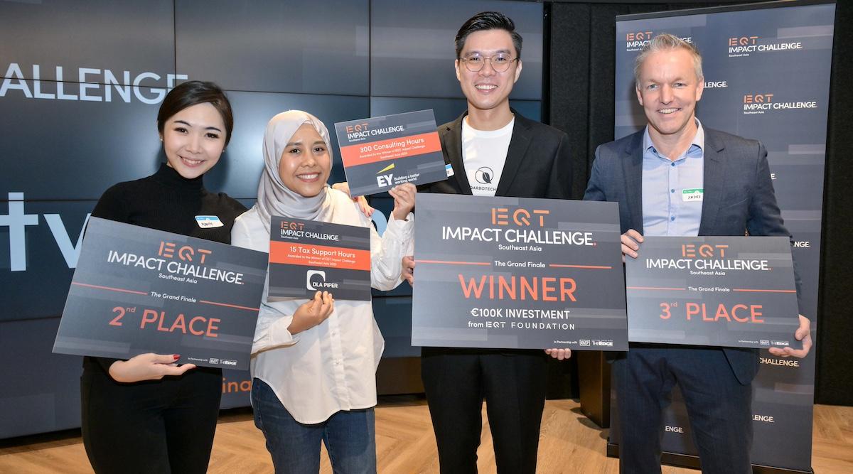 Qarbotech named winner of inaugural EQT Impact Challenge