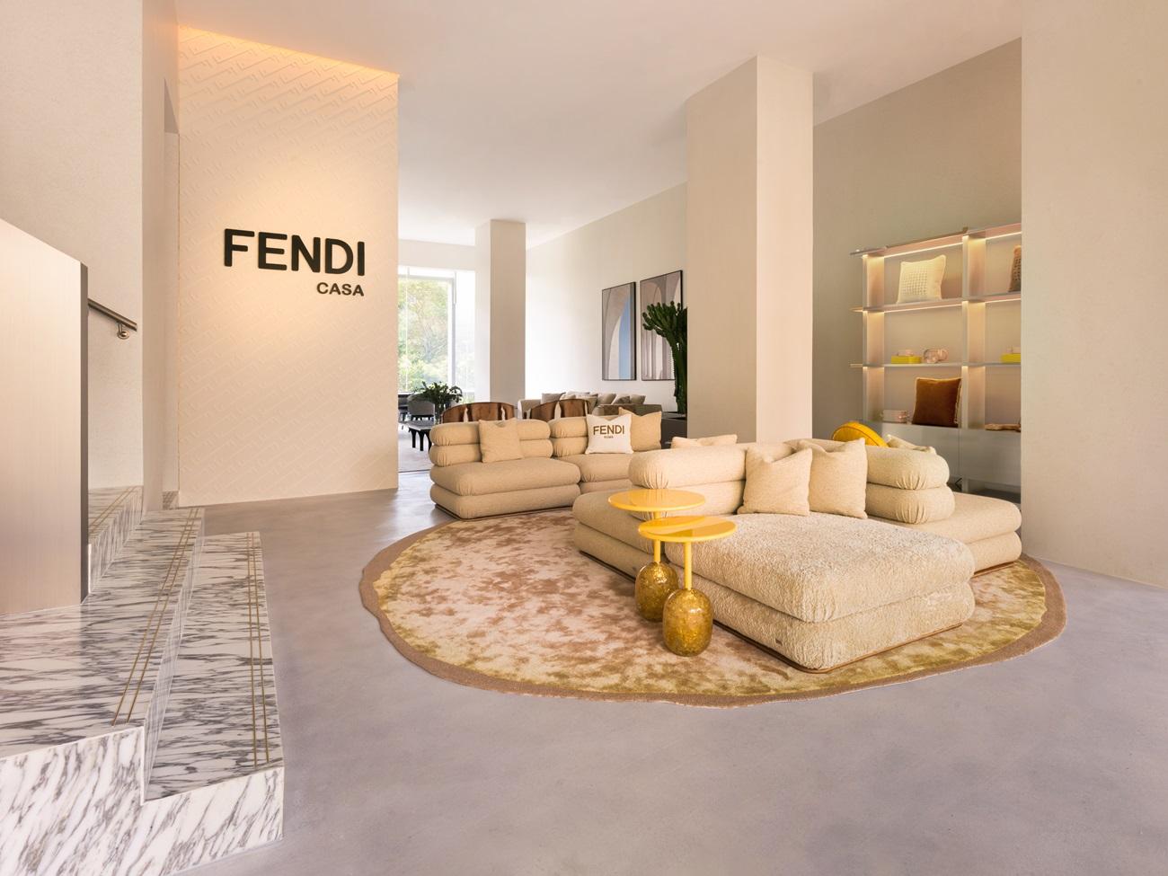 Fashionable favourites in Fendi Casa's line of luxury furniture