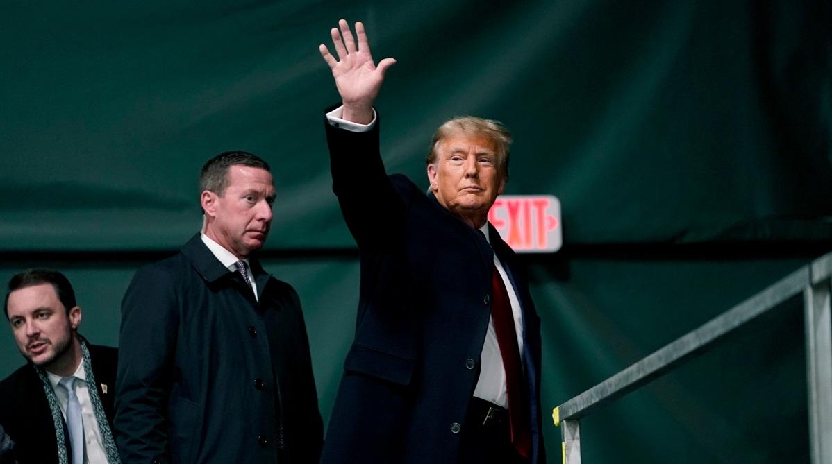 Trump scores easy win in Iowa with DeSantis a distant second